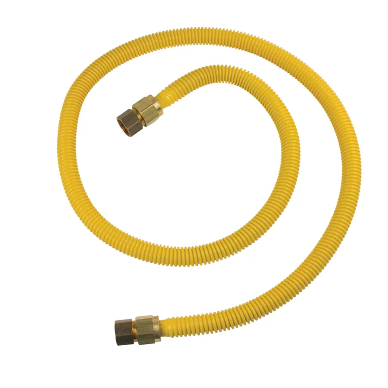 BrassCraft CSSB22-18 ProCoat 3/4 in. FIP x 3/4 in. FIP x 18 in. Stainless Steel Gas Connector 3/4 in. I.D. (290,900 BTU)