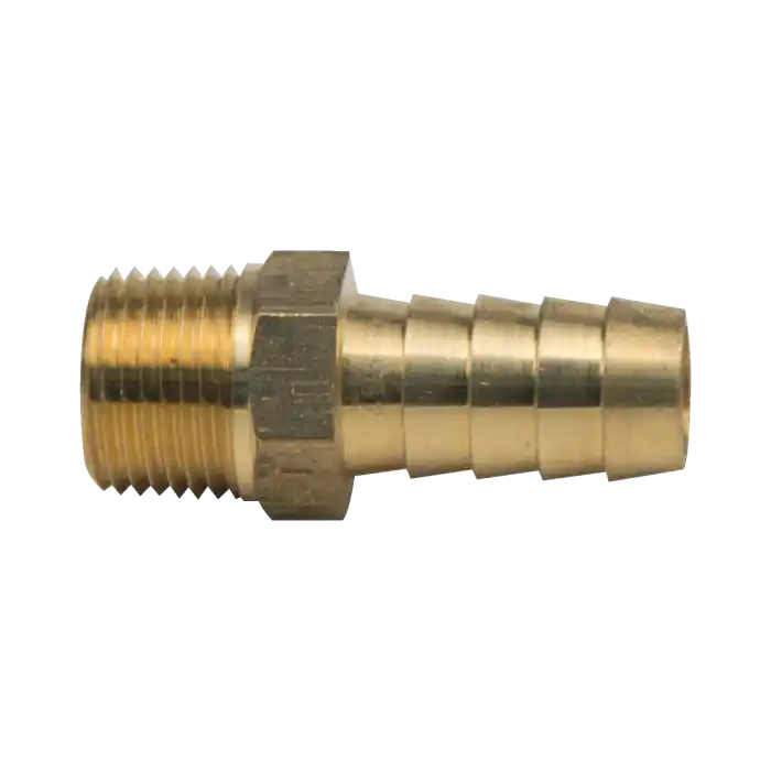 BrassCraft 125-8-6X 1/2 in. I.D. Hose Barb x 3/8 in. MIP, Male Hose Barb Adapter