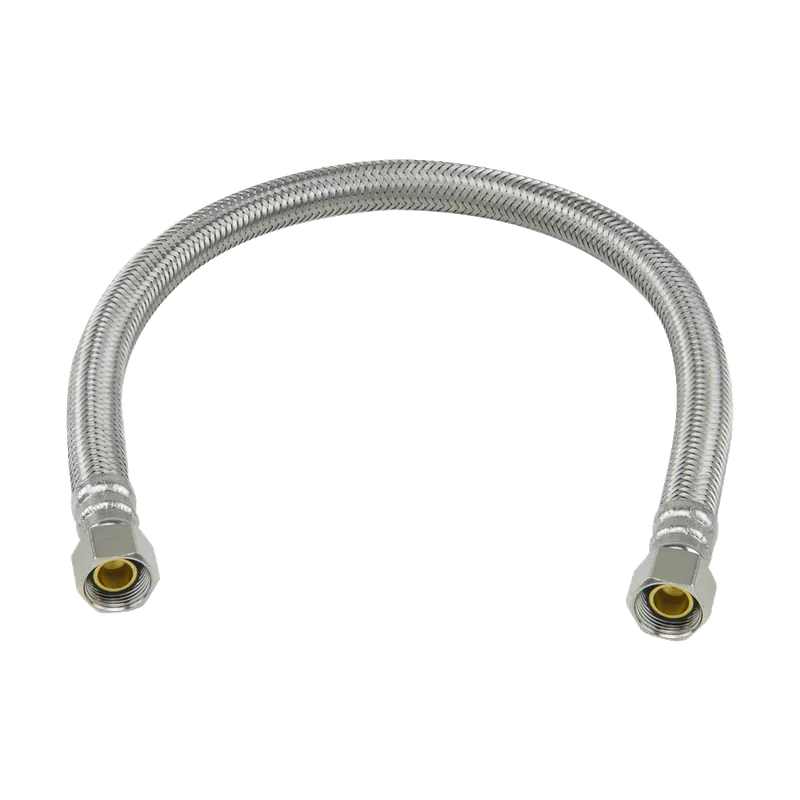 BrassCraft PLS1-16DW F 3/8 in. Compression x 3/8 in. Compression x 16 in. Length Braided Stainless Steel Dishwasher Connectors
