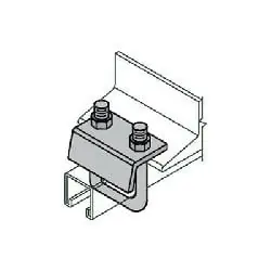 Anvil 2400235228 Fig As 2651 Beam Clamp, 1-5/8 In Channel