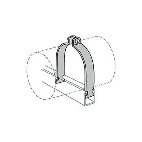 Anvil 2400323602 Fig As 1200As O.D Tubing Clamp, 3/8 In Conduit, 1/2 In Od