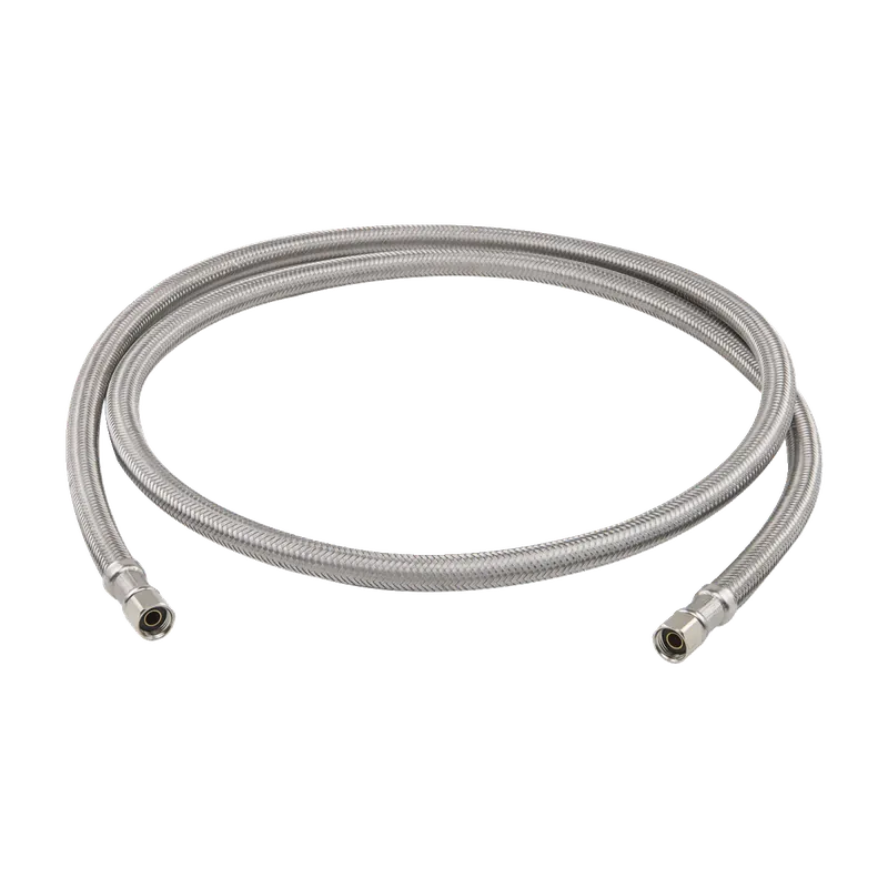 BrassCraft PLS0-60IM F 1/4 in. Compression x 1/4 in. Compression x 60 in. Length Braided Stainless Steel Ice Maker Connector