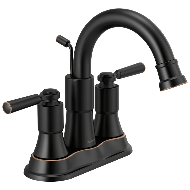 Peerless P2523LF-OB Two-Handle Centerset Bathroom Faucet