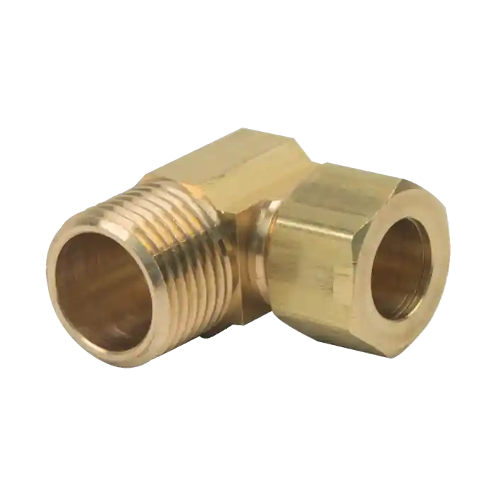 BrassCraft 69-8-8X 1/2 in. O.D. Compression x 1/2 in. MIP 90 Degree Male Elbow