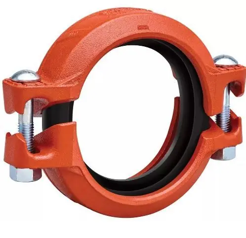Victaulic C060107GE0 QuickVic Style 107V 6 in Hot Dipped Galvanized Grooved Coupling