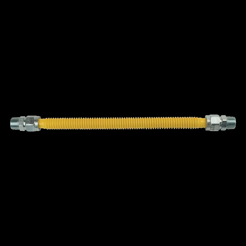 BrassCraft CSSB11-18 ProCoat 3/4 in MIP x 3/4 in MIP x 18 in Stainless Steel Gas Connector 3/4 in I.D. (290900 BTU)