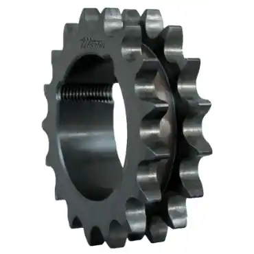 Martin D50ATB18H Bushing Bore Roller Chain Sprocket - Taper Locking - Double, 50 / 5/8 in, 18 Teeth, 1610 Bushing