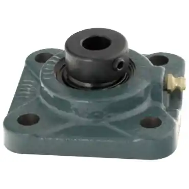 Dodge F4B-SXV-203 Flange-Mount Ball Bearing Unit - 2-3/16 in Bore, 4-Bolt Flange Mount, Eccentric Collar Locking