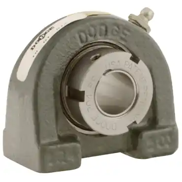 Dodge TB-GT-104S Pillow Block Ball Bearing Unit - Tapped Base, 1-1/4 in Bore, Cast Iron Material, Non-Expansion Bearing (Fixed)