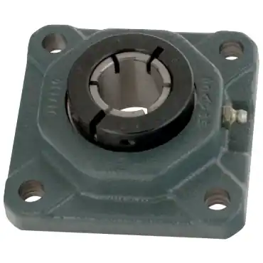 Dodge F4BDL112 Flange-Mount Ball Bearing Unit - 1-3/4 in Bore - 4-Bolt Flange Mount - Clamp Collar Locking