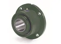 Dodge F4R-S2-215L Four-Bolt Round Roller Bearing Unit - Spherical Roller Brg., 2-15/16 in Bore, 4-Bolt Flange Mount, Set Screw, Non-Expansion Bearing (Fixed)