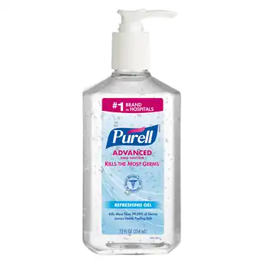 Gojo 3659-12 Purell Advanced Hand Sanitizer Gel 12 fl oz Pump Bottle