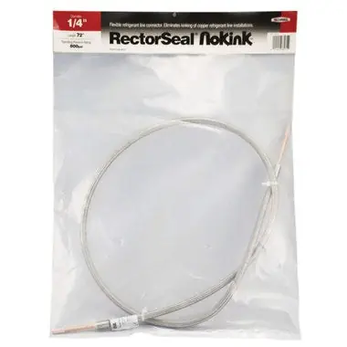 RectorSeal 68231 NoKink Flexible Refrigerant Line Connector - 1/4 x 72