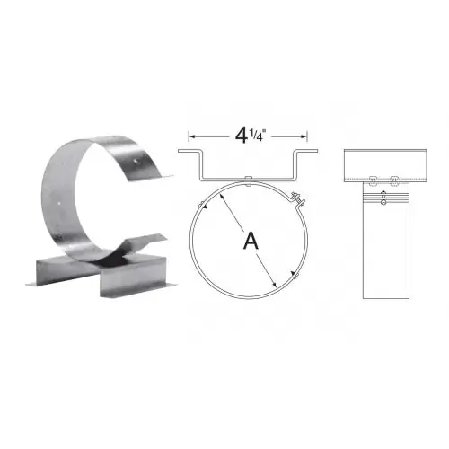 DURAVENT 6BVWSB VENT PIPE 6 INCH
