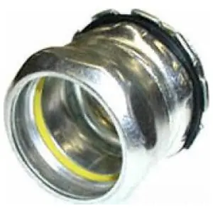 Bridgeport Fittings 257-SRT Compression Connector Steel EMT Conduit Raintight 3 in.