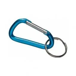 TRUE VALUE KC125 Hy-Ko Key Ring, C-Clip, Aluminum, 2-3/8-In.