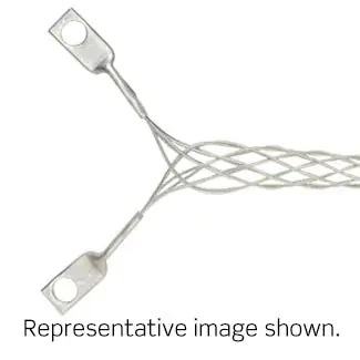 Leviton L8003 Double Eye Closed Mesh Single Weave Portable Cable Duty Wiring Device Wire Mesh Grip .520 .730 Cable Diameter