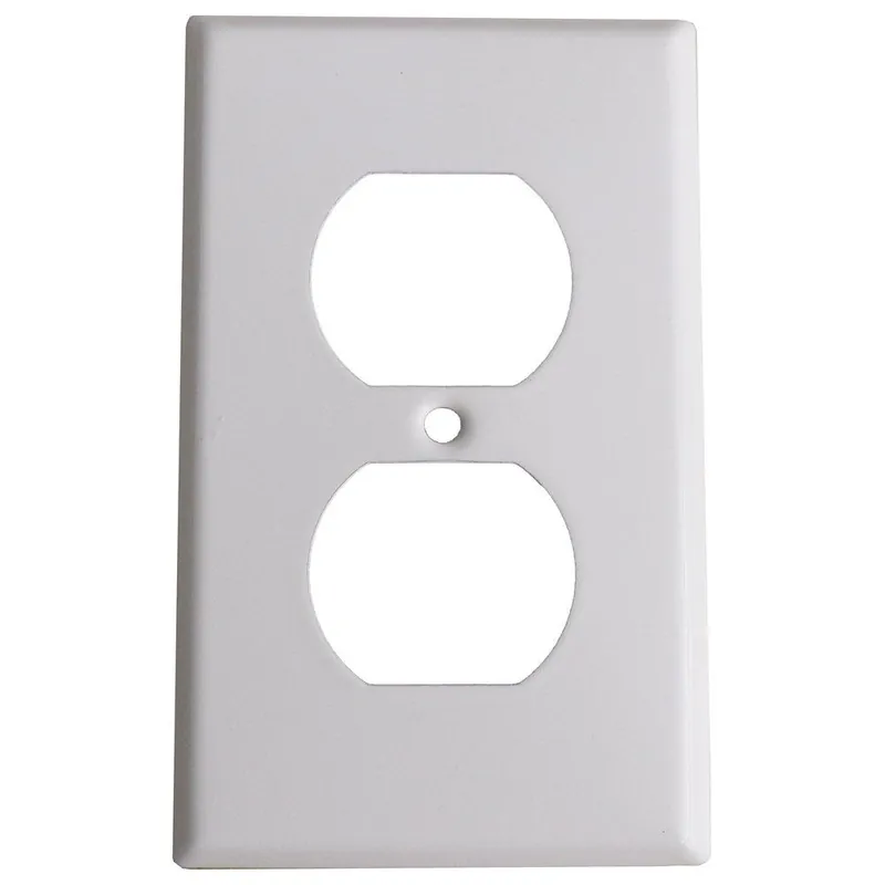 Mulberry 97101 Single Gang Stainless Steel Duplex Receptacle Plate