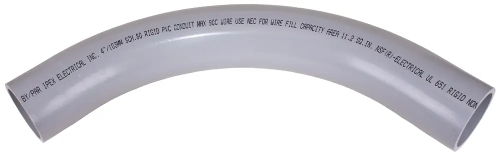 Scepter 068698 Schedule 80 90 Degree Elbow 4 Inch Standard Radius