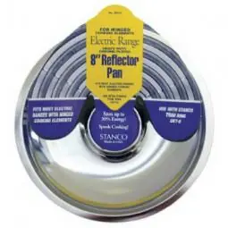 True Value 602-8 Electric Range Reflector Pan Fixed-Element 8-In. Chrome