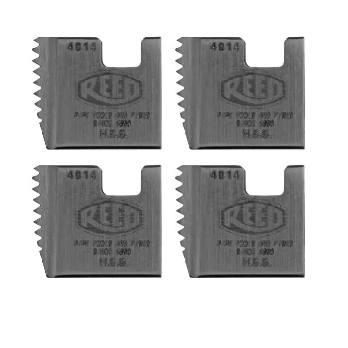 Reed 05614 R12+ Segmental Die, 1-1/2 in NPT Thread, Right Hand Thread, 4 Pieces, ...