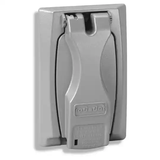 Red Dot DCCU-BR Universal Flip-Lid Weatherproof Receptacle Cover