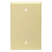 Leviton 80514-T 1-Gang No Device Blank Wallplate Midway Size Replacement MPN