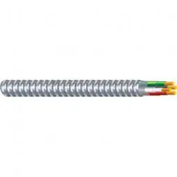TRUE VALUE 68579221 Flexible Conduit, THHN, Aluminum Metal Clad, 14/2, 25-Ft.