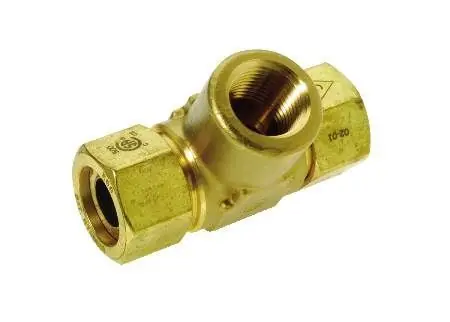 Omega Flex FGP-T500-750 Pipe Fitting, 1/2 x 3/4 Male Tee