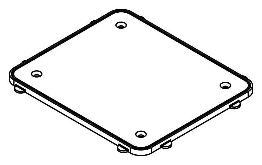 Wiremold FP-CTR Walker FP-CTR Floor Box Trim Ring Nonmetallic