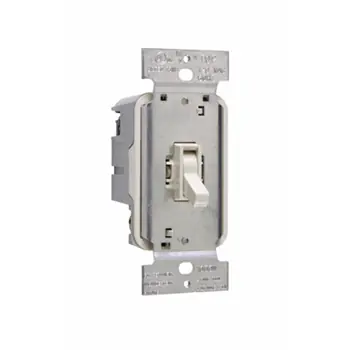 Pass & Seymour T600I Toggle Dimmer 600 W 120 Volt 1-Pole Ivory