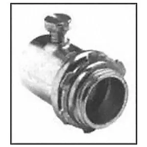 Bridgeport Fittings 231-I Set-Screw Connector Zinc Electroplated Steel EMT Conduit Insulated Throat 3/4 in. Replacement MPN