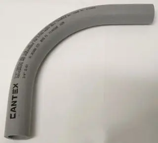 Cantex 5121063 Rigid Conduit Elbow 90 Degree PVC Schedule 80 Elbow