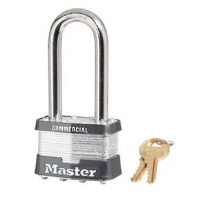 Master Lock 5KALJ Laminated Steel Padlock with 2-1/2 in Shackle