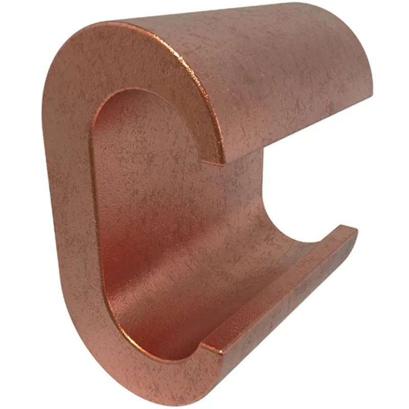 ILCSCO ULT-5-Z Permaground Copper Grounding C Crimp, Main Conductor Range 4-6 Sol, Tap Range 4 Str-4 Sol, UL, CSA