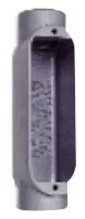 BWF 300-CGV Type C Conduit Body With Cover And Gasket Hub Size: 1/2 IN 4.3 IN Length 1.3 IN Width 2.4 IN Height
