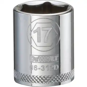 DeWalt DWMT86312OSP 3/8 in Drive Polished Chrome Standard Socket