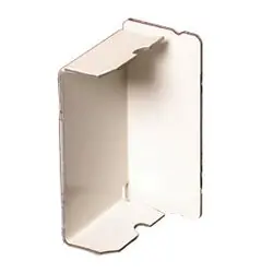 Wiremold V2410B Steel Blank End Fitting 2400 Ivory