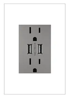 Pass & Seymour ARTRUSB153M4 Combination USB Charger and Receptacle 15A