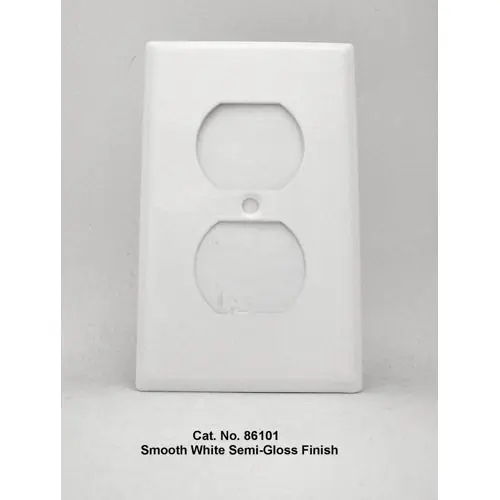 Mulberry 86101 1G WHT DUPLEX RCPT