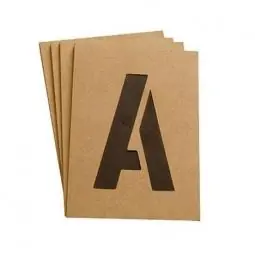 True Value ST-2 Hy-Ko Products Letter & Number Stencil Set, Reusable Board, 2-In.
