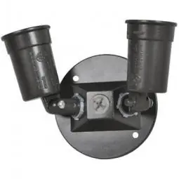 True Value LC23N2-BR Bronze Weatherproof Double Lampholder