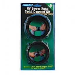 True Value 39543 Camco RV Sewer Hose Quick-Twist Connect Kit