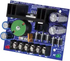 Altronix SMP5 Power Supply Charger, Single Output, 6/12/24VDC at 4A, Board