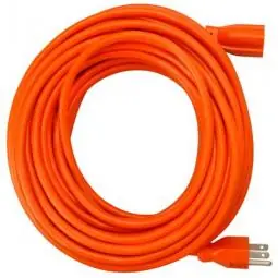 TRUE VALUE 02308ME Master Electrician 50-Ft 16/3 SJTW Orange Round Vinyl Extension Cord