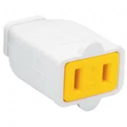 TRUE VALUE SA155WCC10 Pass & Seymour - Legrand 15A White Polarized Connector