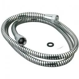 TRUE VALUE 346-783 Master Plumber 59-Inch Chrome/Black Vinyl Shower Hose