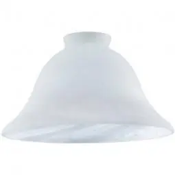 True Value 81333 Swirl Scavo Glass Ceiling Fan Light Shades Must Purchase in Quantities of 6