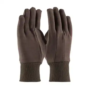 PIP KBJ9I Brown Knit Wrist Cuff Mens General Purpose Gloves
