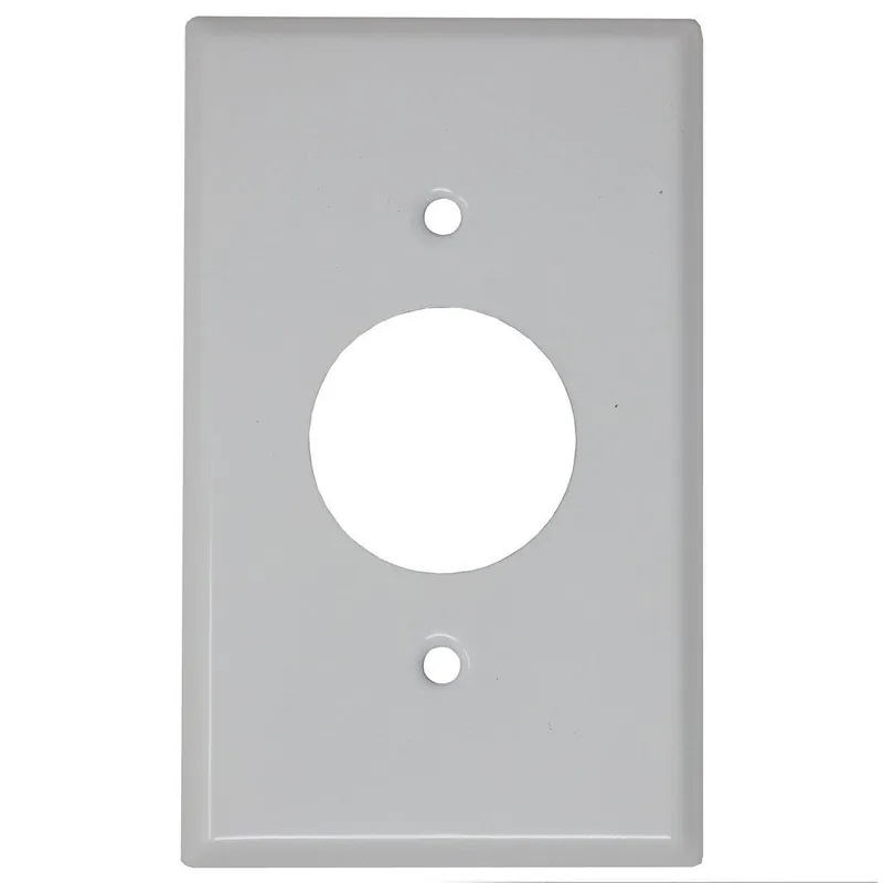 Mulberry 97091 1-Gang Stainless Steel Receptacle Wallplate